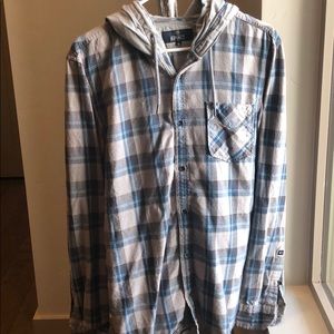 Buffalo button up hoodie